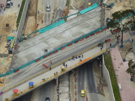 Puente vehicular carrera 13 con calle 26
