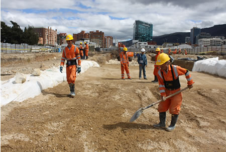 Obras carrera 11 entre las calles 100 y 106