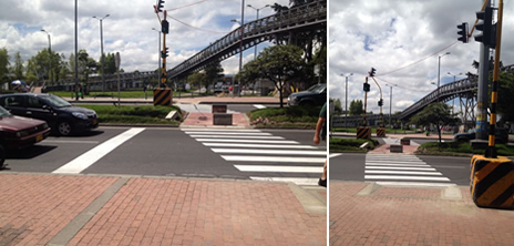 Estado actual del puente en la calle 53 con carrera 37