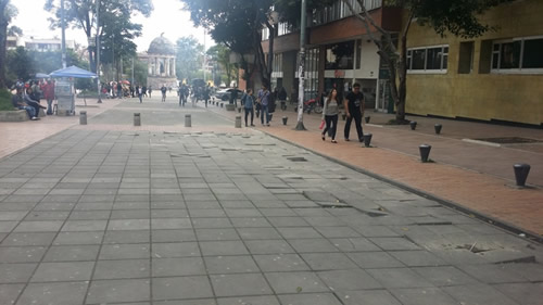 Aspectos como el que se aprecia en esta zona del eje ambiental serían reparados