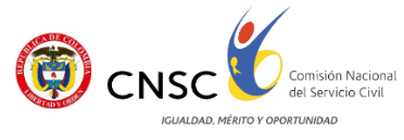 CNSC Comisión Nacional del Servicio Civil