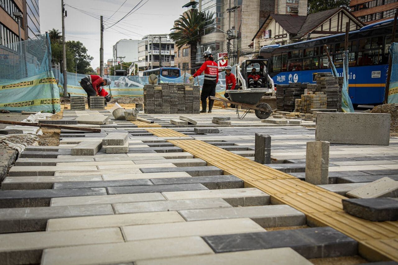 Trabajadores en obra