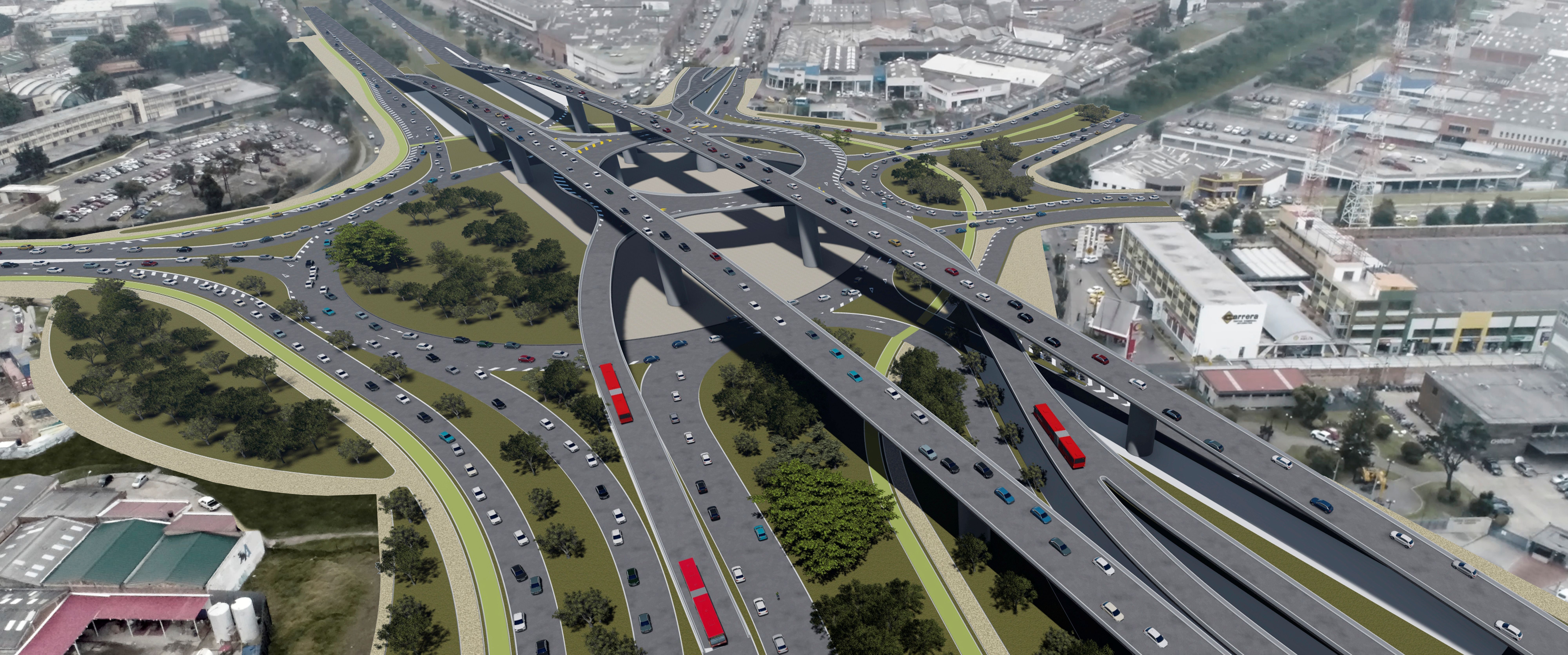 Render Proyecto Avenida Centenario (Troncal Calle 13)