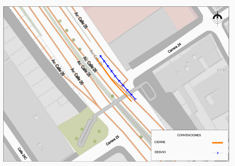 Mapa 2. Manejo de vehiculos particulares y del SITP.