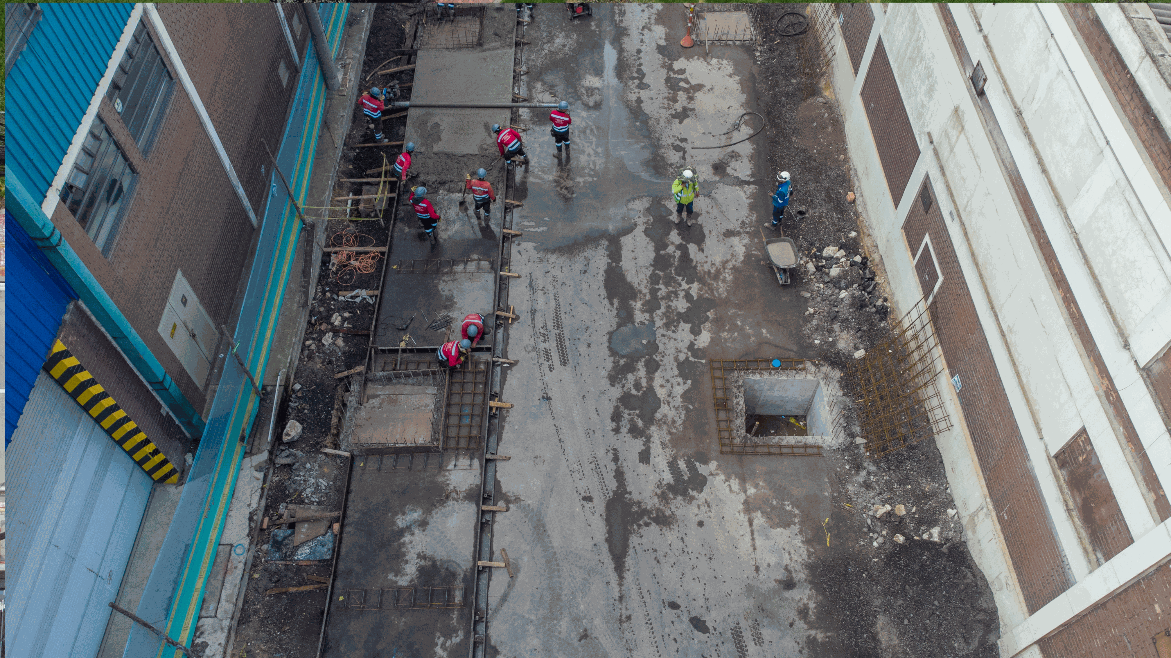 Vías y espacio público zonas industriales de Montevideo y Puente Aranda Grupo 3